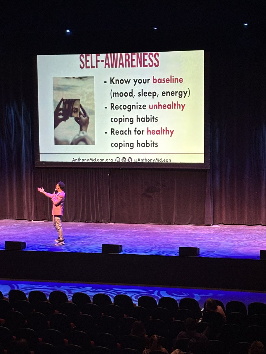Thank you <a href="/anthonymclean/">Anthony McLean</a> for the reminder that self care is tied to resilience. A powerful message with gut splitting laughter at <a href="/PrairieValleySD/">Prairie Valley School Division</a> professional development day.