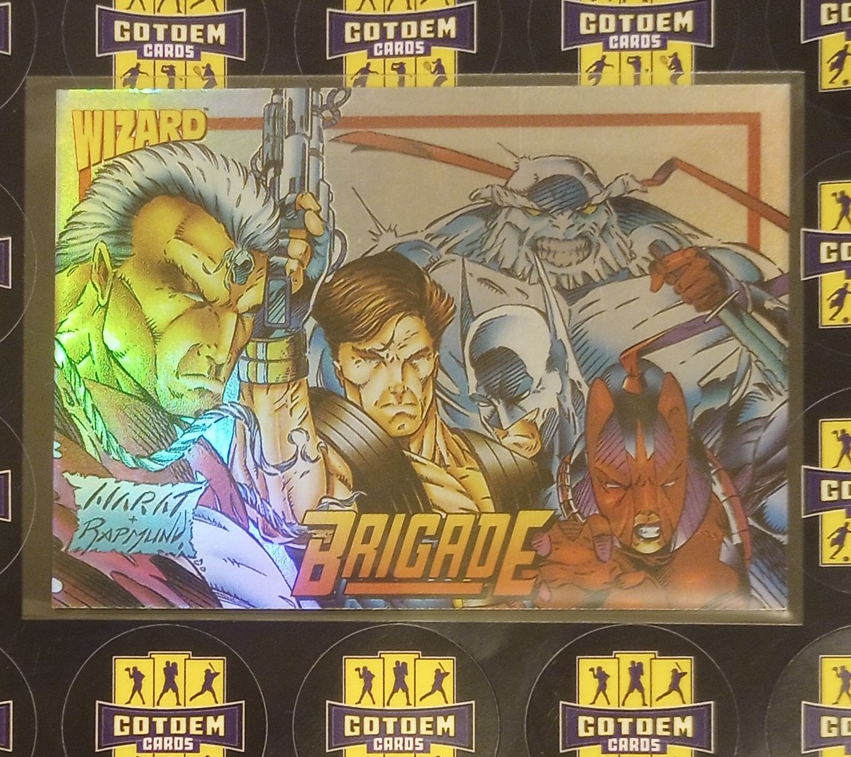 GotdemCards's tweet photo. 1993 Wizard Series 2 Promo Card Brigade #11 Magazine Insert Image Comics🔥🔥

$8 OBO 

🏆If you Repost this you are awesome 

🏆If you tag someone in this post you are amazing
#THFpro
#TheHobbyFamily 
#WizardComics
#TradingCards
#ComicCards
#WizardMagazine
#ComicBookCards
#RareTradingCards
#CardCollecting
#VintageComicCards
#ComicMemorabilia
#CardArt
#CardTrading
#ComicCardCollection
#WizardCardArt
#90sComics
#ComicBookNerd
#CardsForSale
#ComicCardDeals
#WizardCardCollection
#CardShow
#TradingCardCommunity