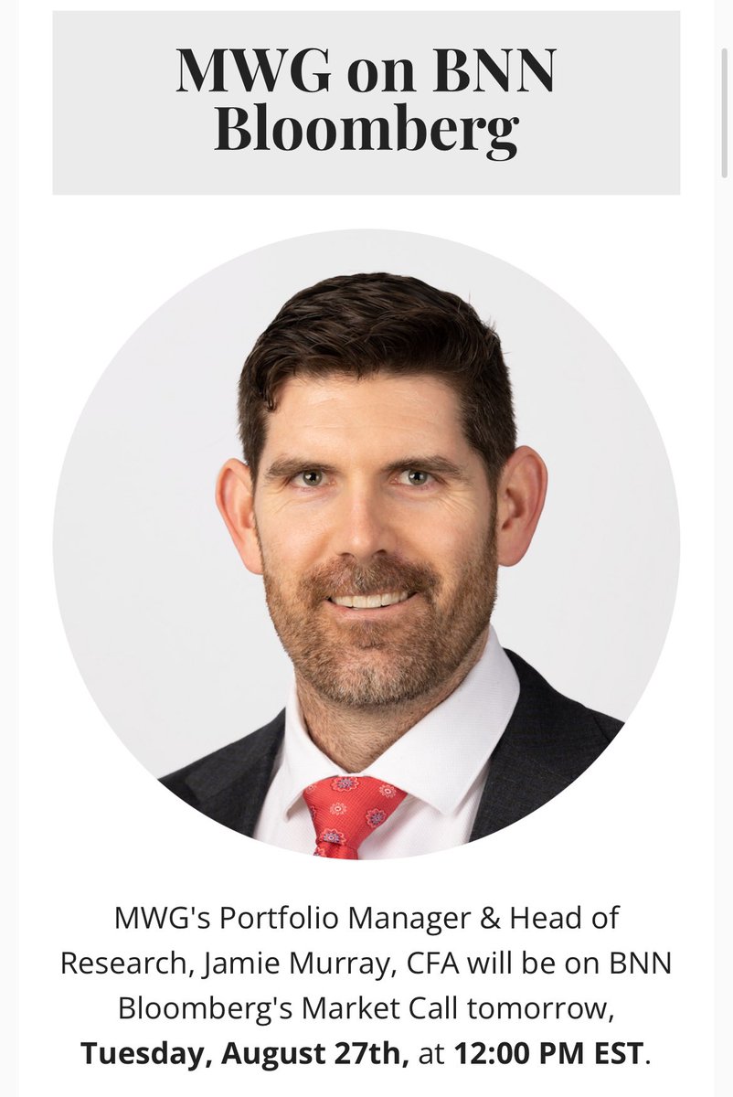 MWG_Jamie's tweet image. Catch me on @marketcall tomorrow at noon. Three fresh top picks coming up.