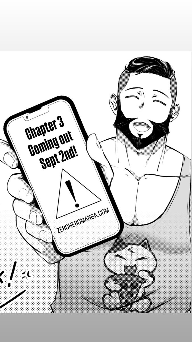 Guess what!

Chapter 3 of my manga <a href="/ZeroHeroManga/">Zero Hero Manga</a> comes out soon!!

Super excited 💜