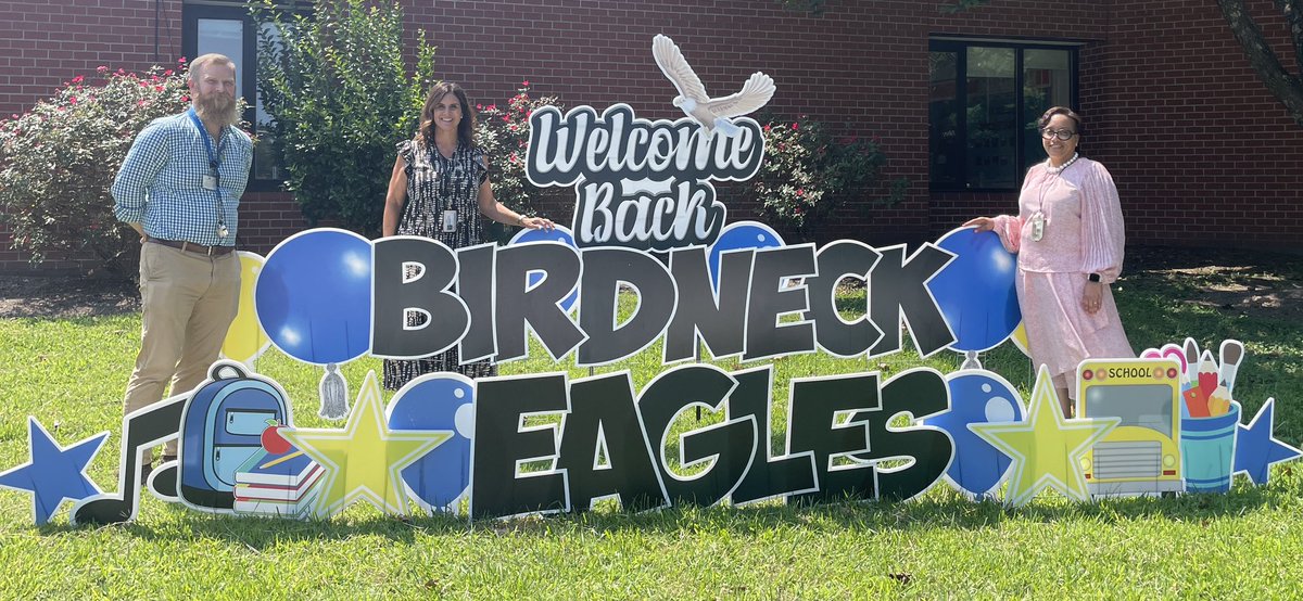 BirdneckES1's tweet photo. Welcome back, Eagles! It is a great day to be a Birdneck Eagle! So wonderful having all of our Eagles, big and small, back in the nest! @KarlaYo78612102 @jodincirillo @pgeromin1 #kidsathope https://t.co/YjuSulJqcn