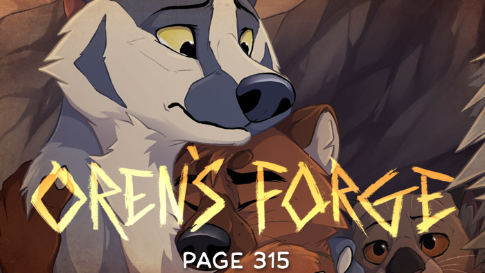 Just posted Oren's Forge PG 315!
Tapas: tapas.io/episode/3273595
FA: furaffinity.net/view/57883132/
DA: deviantart.com/teagangavet/ar…

Read all of Volume Two and help support the comic over on Patreon for only $5!
#orensforge #graphicnovel #webcomic
patreon.com/teagangavet