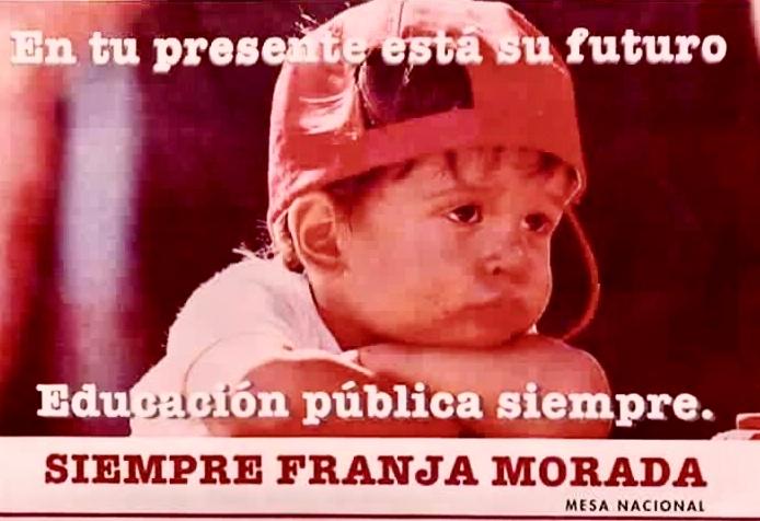 Felices 57 años FRANJA MORADA
Educación Pública y de Calidad