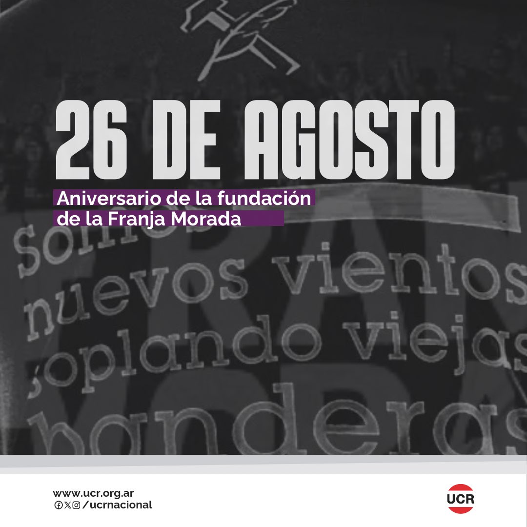 NiroSeba's tweet photo. Felices 57 años FRANJA MORADA
Educación Pública y de Calidad https://t.co/8ozCLPzhb3