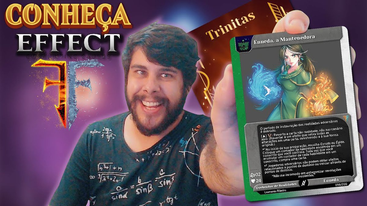 BlackerLotusMTG's tweet image. Eu testei um novo cardgame 100% BR e me impressionei demais com ele! Chega mais que hoje quero apresentar pra você o Effect! Sério, você precisa conhecer esse cardgame! 🤯
youtu.be/WdslMyf436w