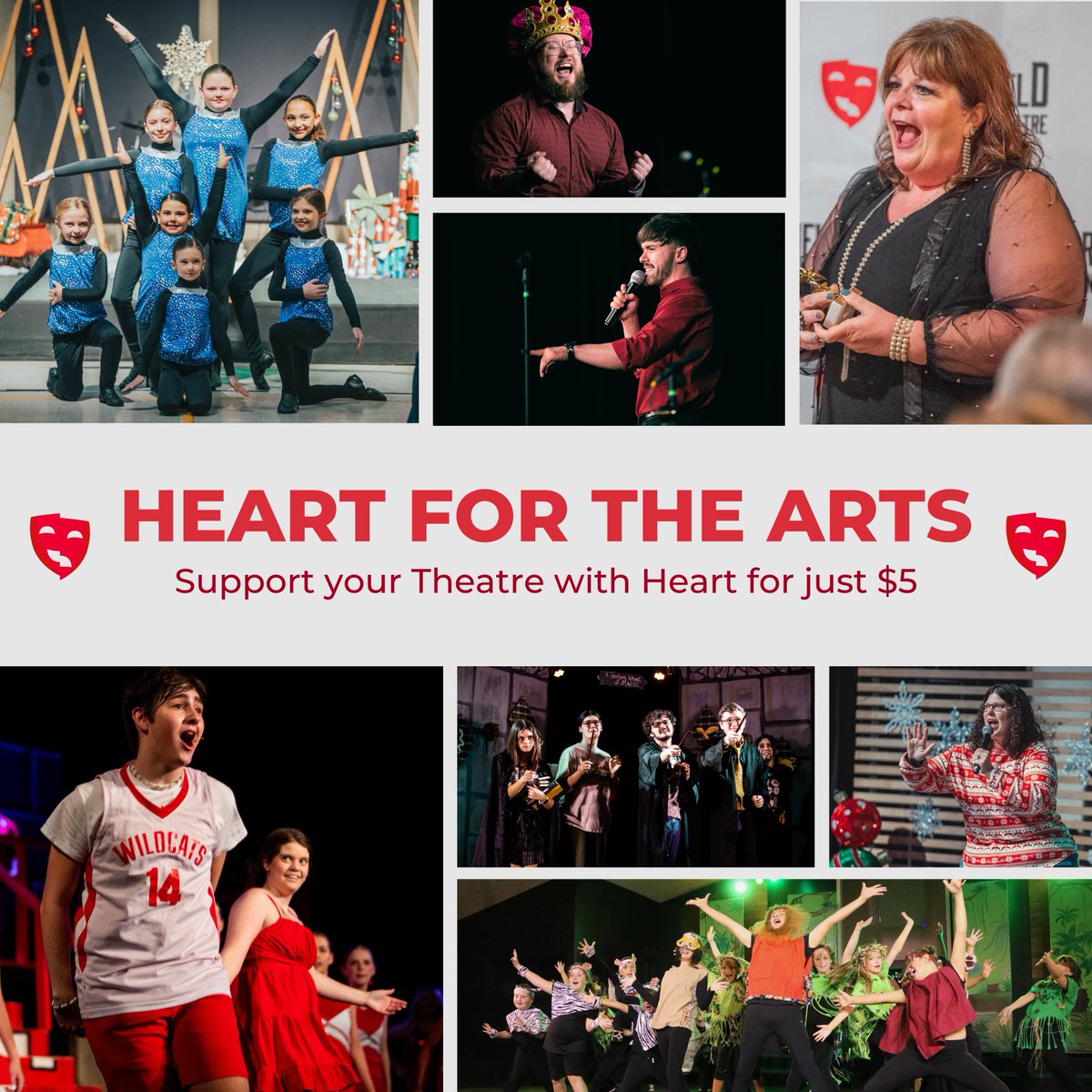 MCT just launched the Heart for the Arts campaign! MCT is where I learned that it's okay to be myself. If you're a theatre lover like me, consider donating just $5 in the next two weeks to support the MCT and be entered to win some cool stuff. Donate at marshfieldtheatre.org/heart-for-the-…