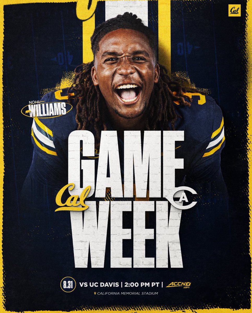 BenjiPalu_Cal's tweet photo. Almost Gameday Iβm calling out all our Greek Life students!
PULL UP & SHOW OUT!
Prize for the loudest Frat & Sorority LFG!!
#BeatDavis https://t.co/6i7a5qBjO0
