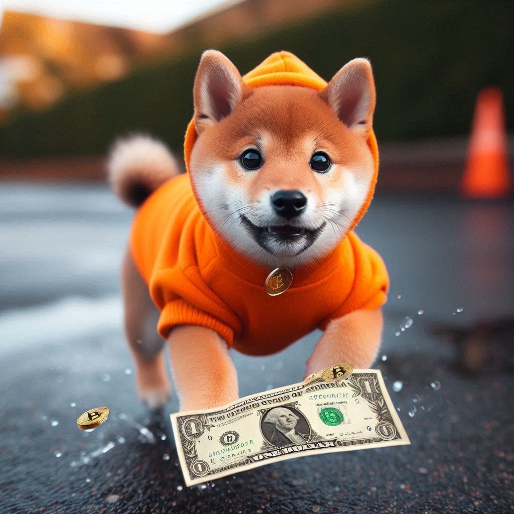 Betrushko's tweet photo. @LeonidasNFT $DOG will catch  $1 https://t.co/PlbUPo7pgY