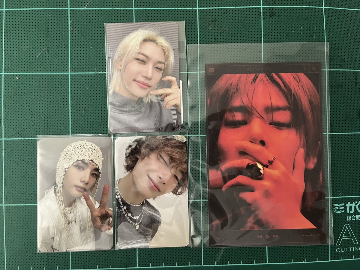 straykids  skz   スキズ　ATE 封入   トレカ　特典  トレカ 交換
    
【譲】画像のもの
フィリックス🐥ヒョンジン🦙 アイエン🦊

【求】リノ🐰 ATE 未所持
（なるべく同種希望）
　　
お気軽にお声がけください🙇‍♀️