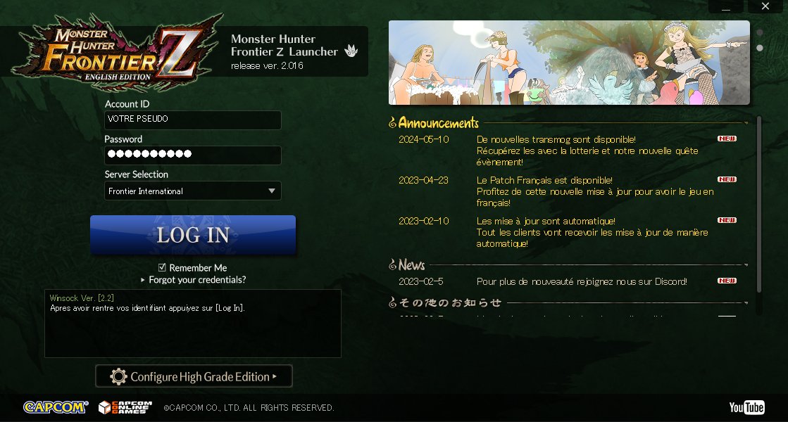 EcoleDesFelynes's tweet photo. Pour tous ceux qui aimeraient jouer à #MonsterHunterFrontier EN FRANCAIS, voici comment faire !
Tuto à jour, testé et fonctionnel ! 😼
#MonsterHunter #MHF #Mezelounge

https://t.co/dXCLICAcUc https://t.co/sJ1SPPly7Q