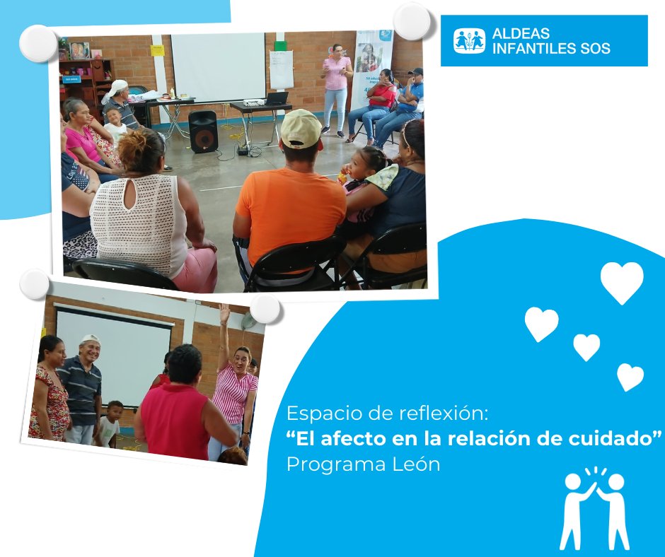 Las familias atendidas en el Programa de Fortalecimiento Familiar León asistieron al espacio de formación con el tema “El afecto en la relación de cuidado”, 

Leer nota completa:
aldeasos.org.ni/noticias/el-af…