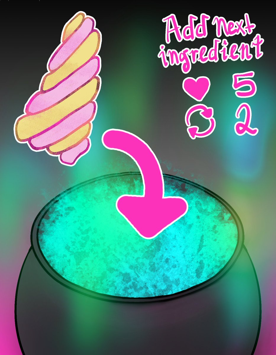 JesterWonderpop's tweet image. Thanks for adding the tears for me!
The next one is something sweet! I found this suspiciously stale marshmallow that should work...
5 likes / 2 retweets to add the next ingredient~