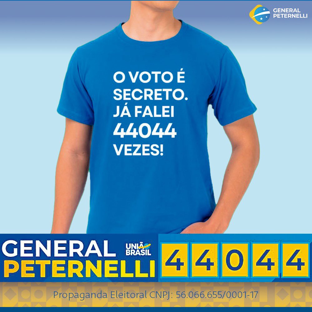 O voto é secreto ! Compartilhe esta informação 44044 vezes✅😉