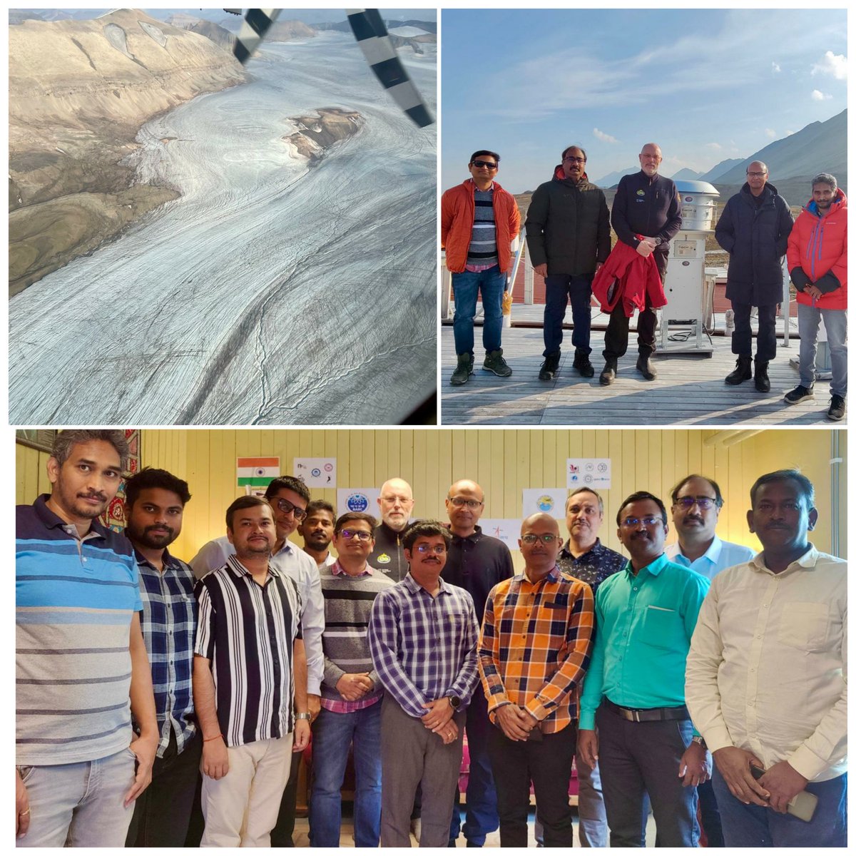 The scientists gave a presentation on their current  projects and the way they were carrying out their respective research activities. Ambassador and his team also visited the Gruvebadet Atmosphere Laboratory.