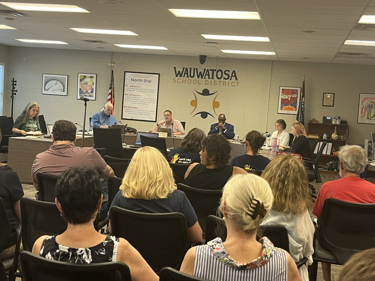 The Wauwatosa School Board is discussing how to close a gap caused by a $4 million accounting error.

But things got spicy before we even got to that item. One board member revealed other members quietly got a legal opinion about a partial merger with MPS. Loud voices then recess
