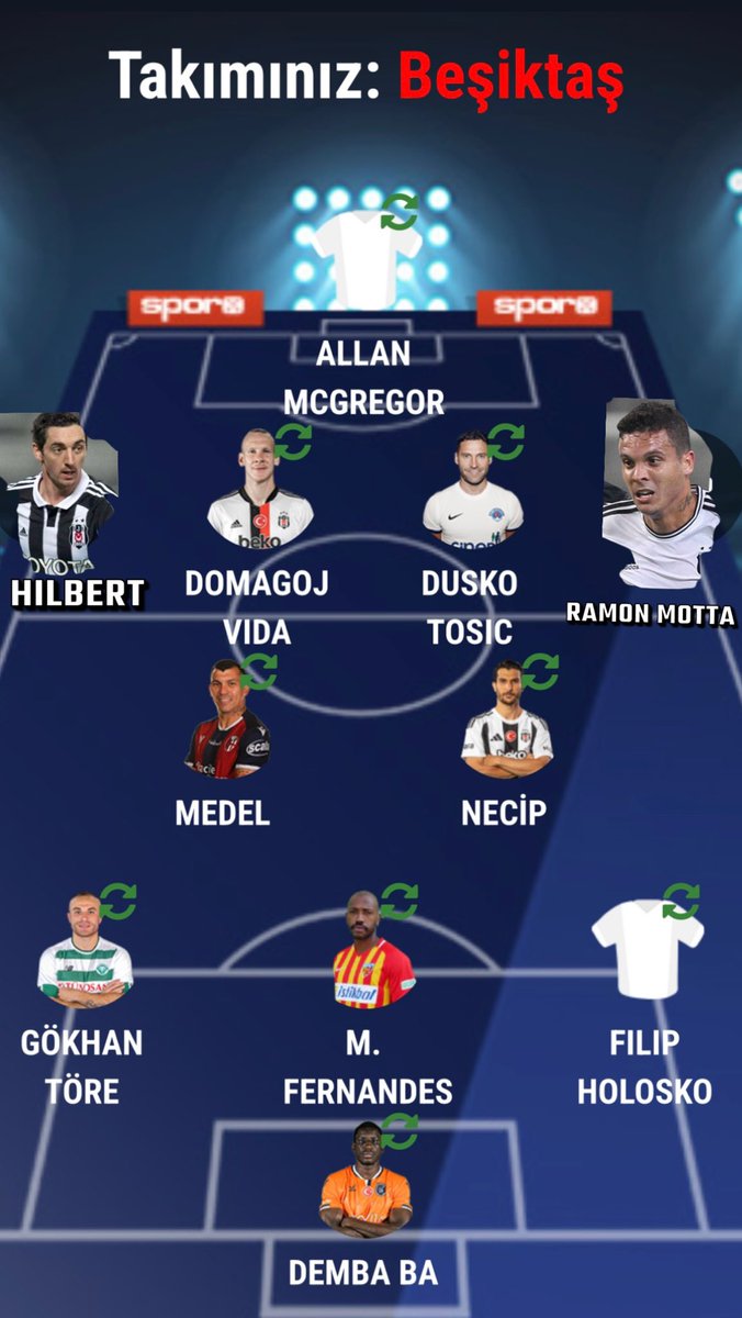 Al bu da karşı takım.