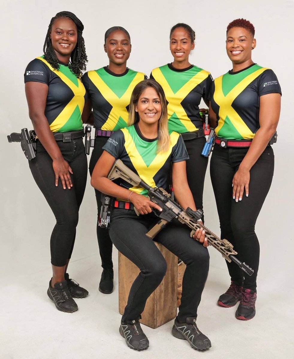 ChrisPinnock1's tweet photo. Jamaica’s first women shooting team, so you better not disrespect 🇯🇲 https://t.co/i7S8Ecqo8I