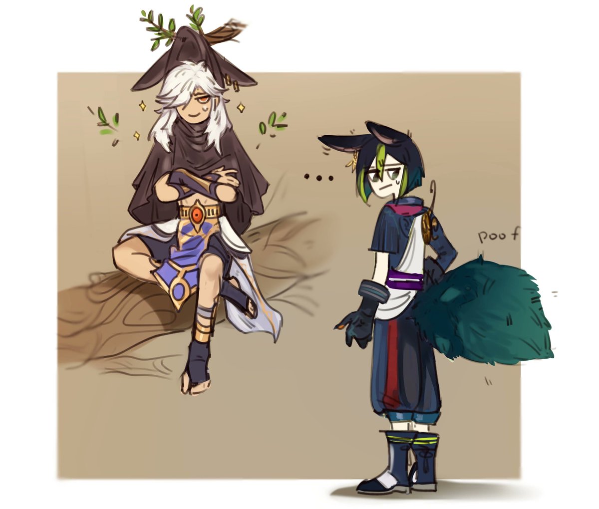 Жаль что Симуланка заканчивается, но спасибо за сумерский контент 🤲

(Про ветку и хвост звучало слишком мило)) 
#cynonari