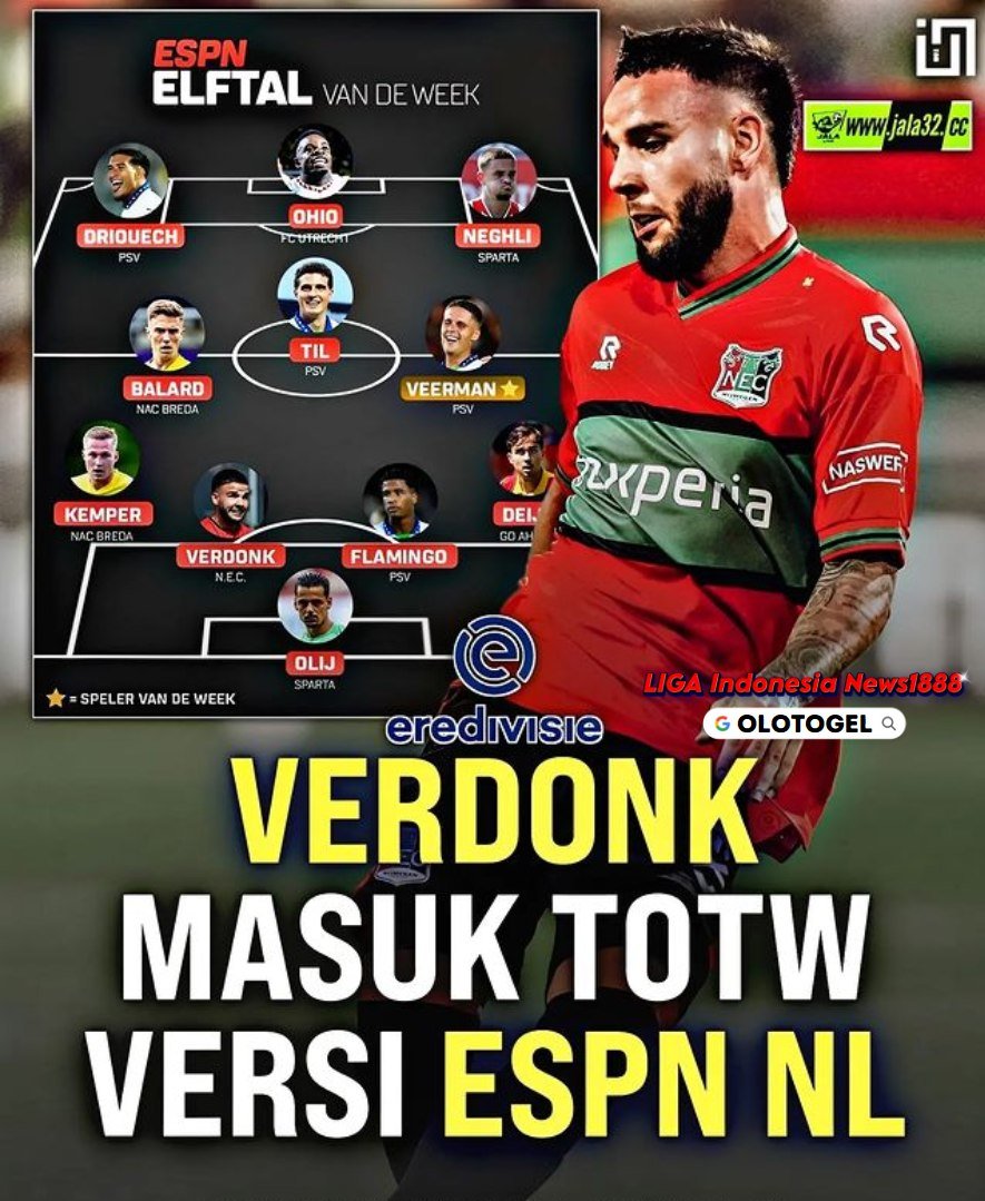 news18889's tweet photo. BANGGA REK! ๐คฉ๐ฎ๐ฉ
Fans Timnas Indonesia kembali dibuat bangga oleh pemainnya! Kali ini, giliran Calvin Verdonk! ๐คฉ๐๐ป
#skuadgaruda #coachsty #stefanolilipaly #strikertimnas #pemantauan #pemain #timnasindonesia #kualifikasipialadunia2026 #ligaindonesianews1888 #olotogel #jogja https://t.co/puptspripL