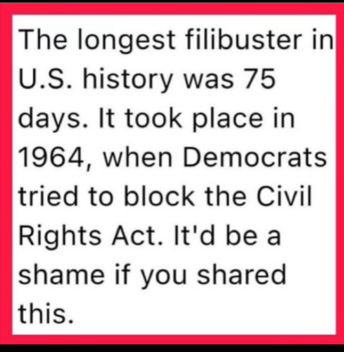 <a href="/BasedMikeLee/">Mike Lee</a> <a href="/elonmusk/">Elon Musk</a> This is why they don't want the filibuster on the left anymore