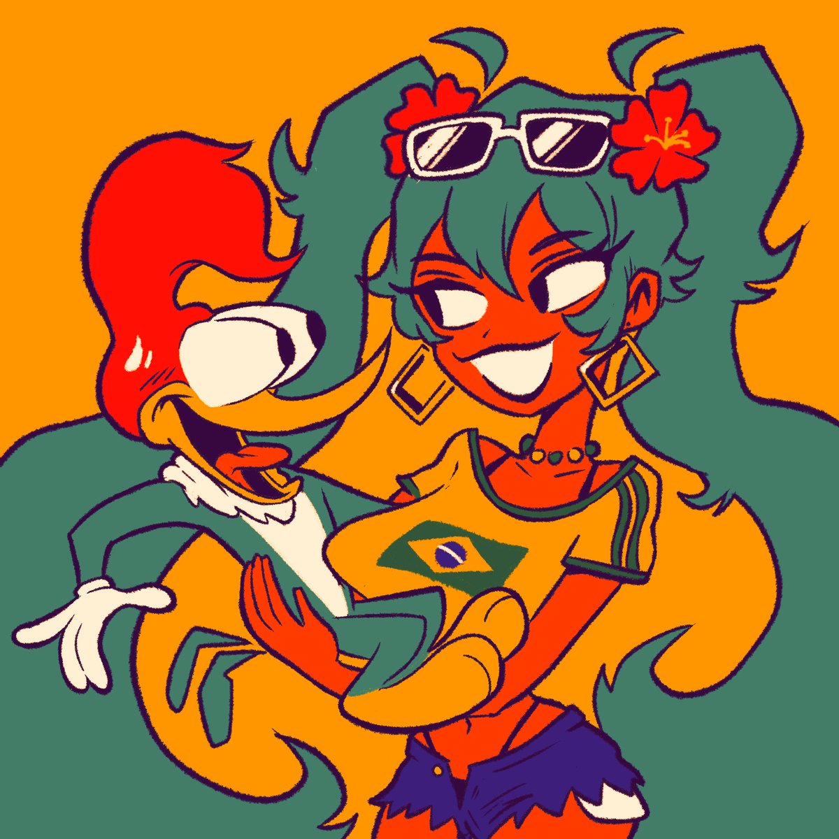 SAICO (@atomiksaico) on Twitter photo Miku brasileira 🇧🇷 Miku brasileira 🇧🇷
