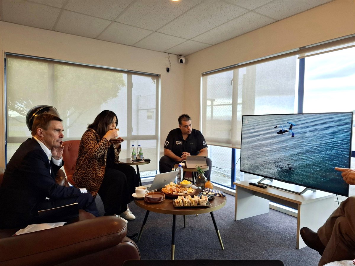 Honored to host Andy Foster @fosterforwn , Chair of the Transport &amp; Infrastructure Select Committee and <a href="/nzfirst/">New Zealand First</a> rep, for an insightful chat on tech-driven transport, including <a href="/regentcraft/">REGENT</a> seagliders. His visit reinforces our commitment to enhancing transportation networks.