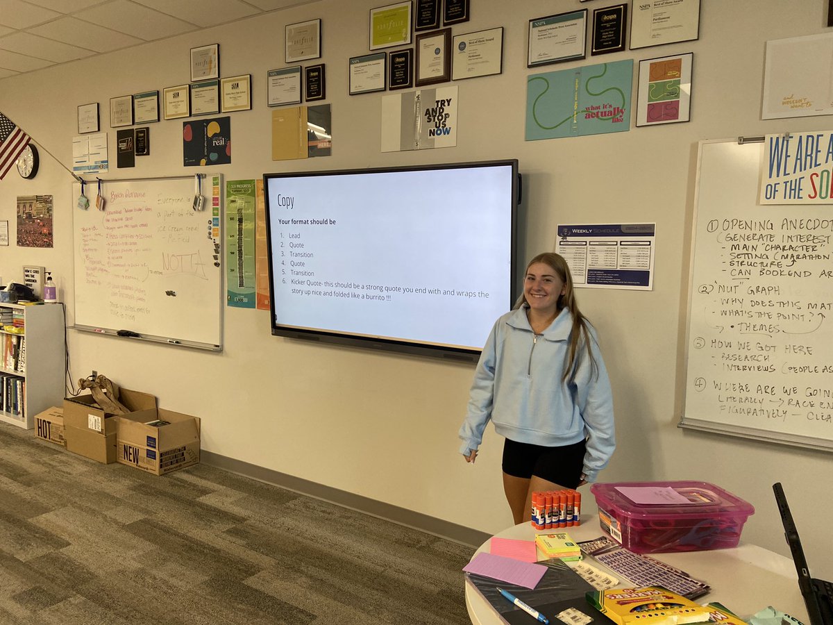 Taking action shots, playing ping-pong, and teaching copy. Skills night was a success! Excited for this group of journalists!