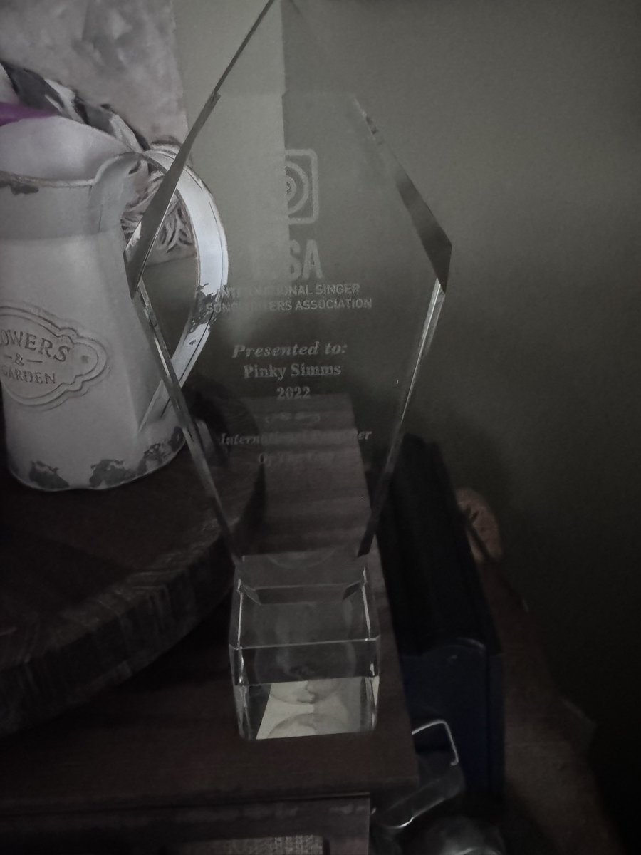 Well you could knock me over w a feather! I have my 2nd #ISSA award for international radio promoter 2024! #Radio #Award