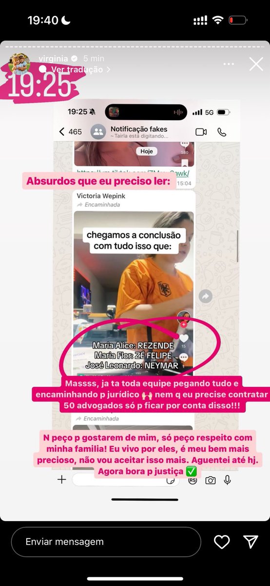NazareAmarga's tweet photo. 100% do lado da Virgínia, tomara que ela arranque cada centavo desse povo maluco que fica inventando coisa da mulher em plena gravidez https://t.co/Halq96fjXE