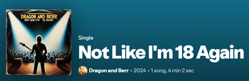 DragonAndBerr's tweet photo. The third single from the up-coming album "Truth or Dare." is out now "Not Like I'm 18 Again." https://t.co/jSWbHPLoFz