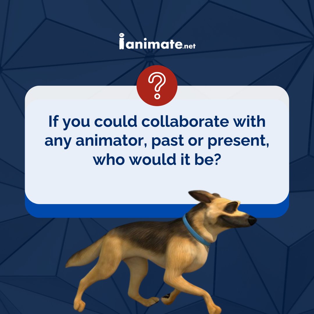 iAnimate's tweet image. 🤔 If you could collaborate with any animator, past or present, who would it be? 🌟 Drop their name in the comments! Let’s celebrate the amazing talent that inspires us all! 🎨✨

#AnimationInspiration #AnimationLegends #AnimationFans #AnimationArtists #AnimatorLife