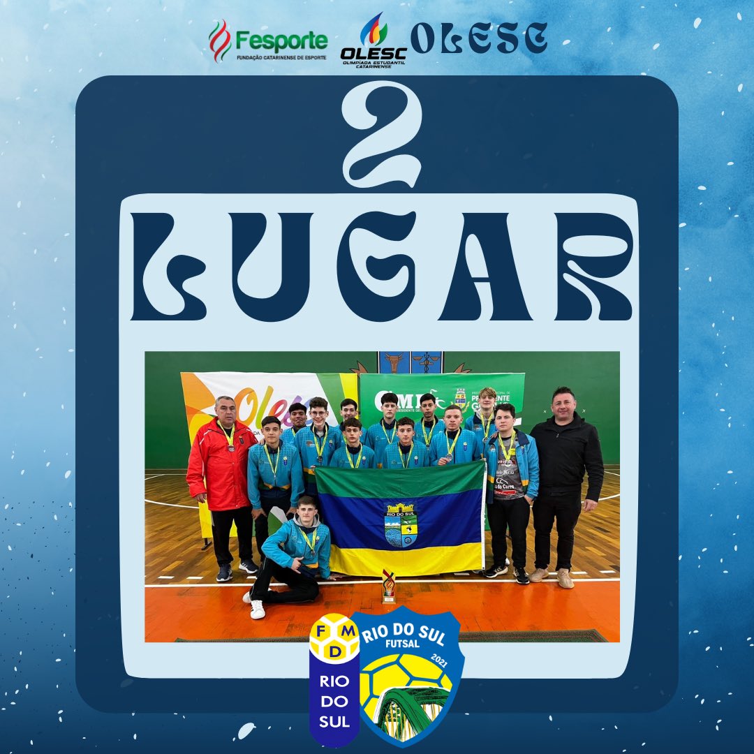 fmd_rdsfsbase's tweet photo. FICAMOS EM SEGUNDO LUGAR 💪🏼🥈💛💙

Após nossa classificação antecipada para a fase estadual, nossa equipe foi derrotada pela equipe de Joaçaba Futsal, pelo placar de 5x0!

+ https://t.co/ef3X1TSErg