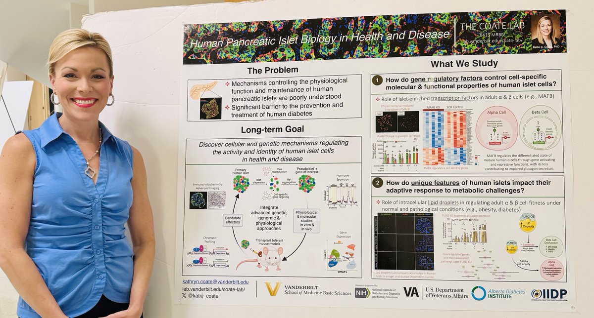 Katie C. Coate (@katie_coate) on Twitter photo Feeling energized after participating in my first faculty poster session😀 The highlight was meeting so many of the outstanding graduate students in this year's IGP/QCB cohort! I'd love to host you in my lab 👩🔬🥼🧪 <a href="/VanderbiltMPB/">Vanderbilt Molecular Physiology & Biophysics</a> <a href="/BiomedVandy/">VandyBiomed</a> <a href="/VUBasicSciences/">Vanderbilt School of Medicine Basic Sciences</a> @vumcdiabetes Feeling energized after participating in my first faculty poster session😀 The highlight was meeting so many of the outstanding graduate students in this year's IGP/QCB cohort! I'd love to host you in my lab 👩🔬🥼🧪 <a href="/VanderbiltMPB/">Vanderbilt Molecular Physiology & Biophysics</a> <a href="/BiomedVandy/">VandyBiomed</a> <a href="/VUBasicSciences/">Vanderbilt School of Medicine Basic Sciences</a> @vumcdiabetes