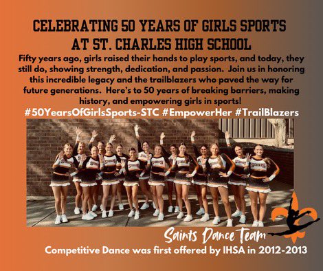 Save the date for Legacy Night 1.31.25: Celebrating 50 years of girls sports in St. Charles