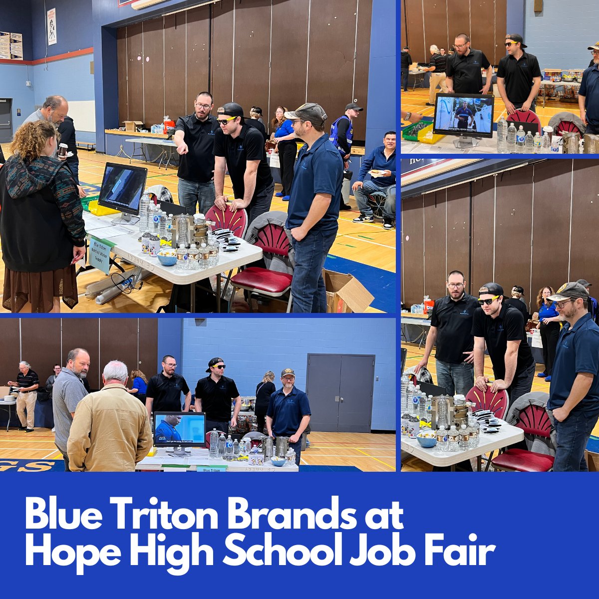 On May 30th, BTB employees joined the bustling Hope High School career fair. With 24 local employers, it was a great chance for students from Grades 5-12 to explore opportunities. Our team loved handing out swag and connecting with the community. #CommunityEngagement