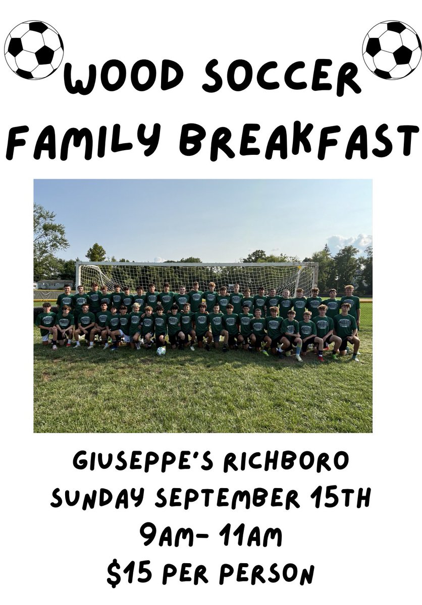 Join us September 15th for our breakfast fundraiser!