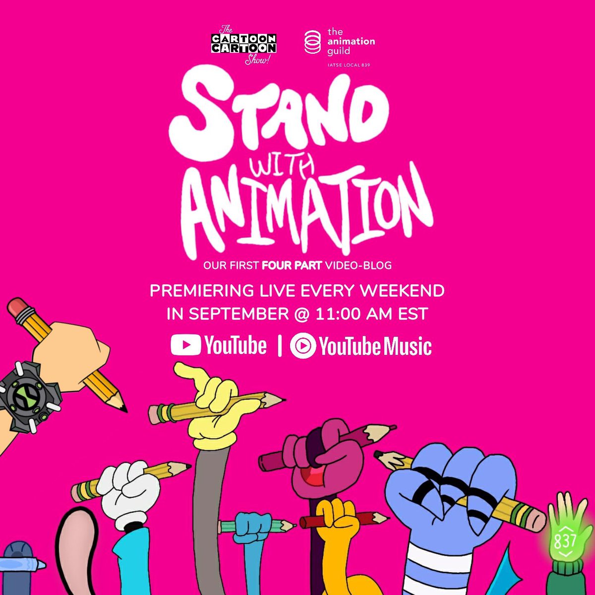 Ben10protector's tweet photo. I did a small change, since my favorite animated character wasn’t in the poster 
#StandWithAnimation https://t.co/4PL704yISo