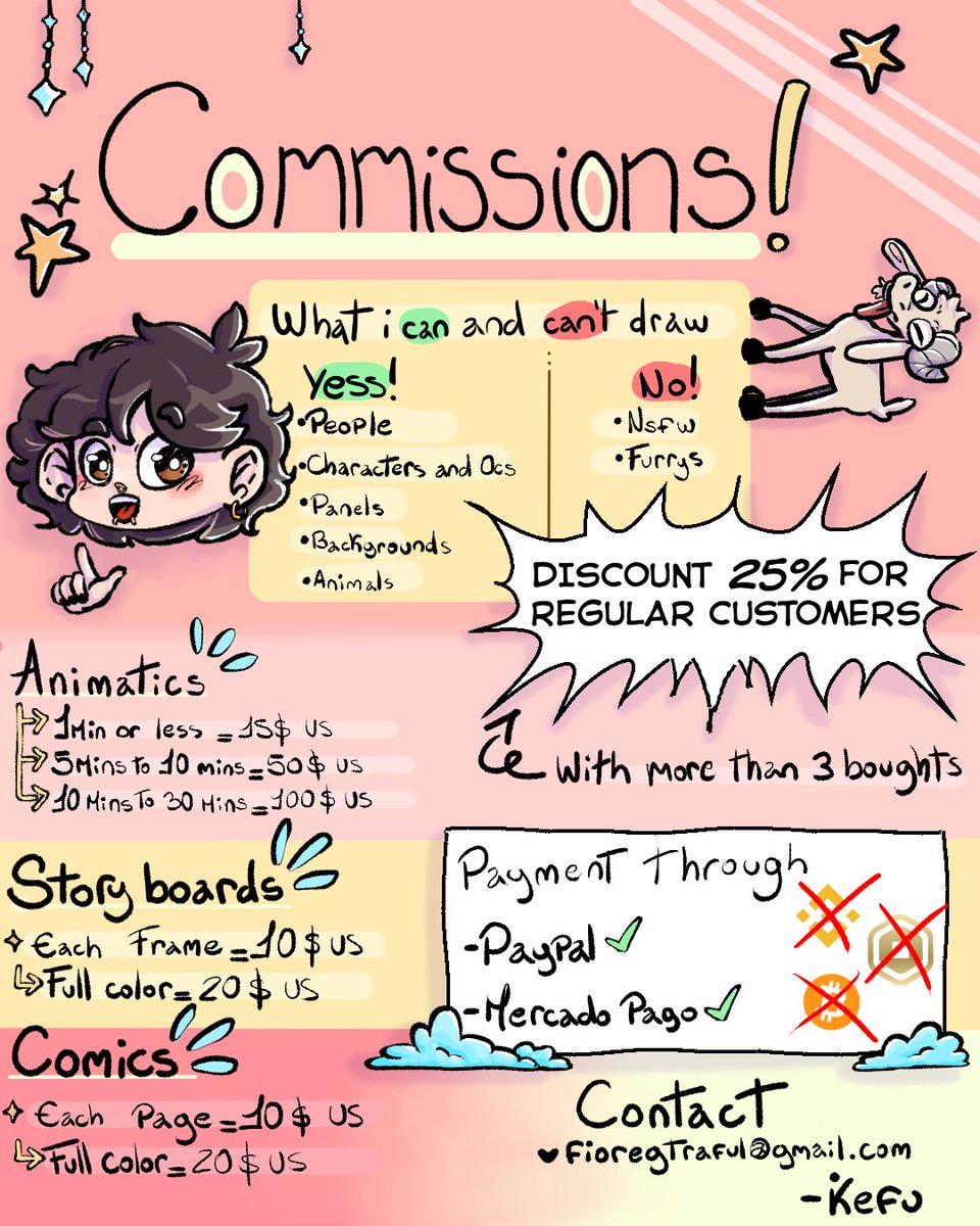 Kefu!! COMISIONES ABIERTASS tweet media