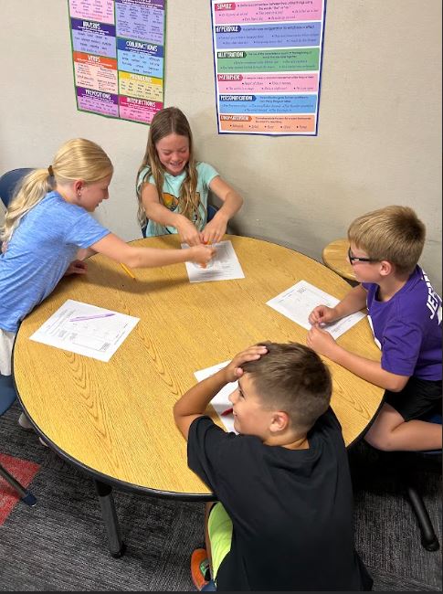 ElkhornPS_WD's tweet photo. WDS 5th Grade Students in Mrs. Zimmerman's class attempted to "Save Fred" by devising a plan using trial and error. Fortunately, most of the groups solved the problem. #onestepforwardeveryday #EPSAchieves https://t.co/vagmEj6oNf