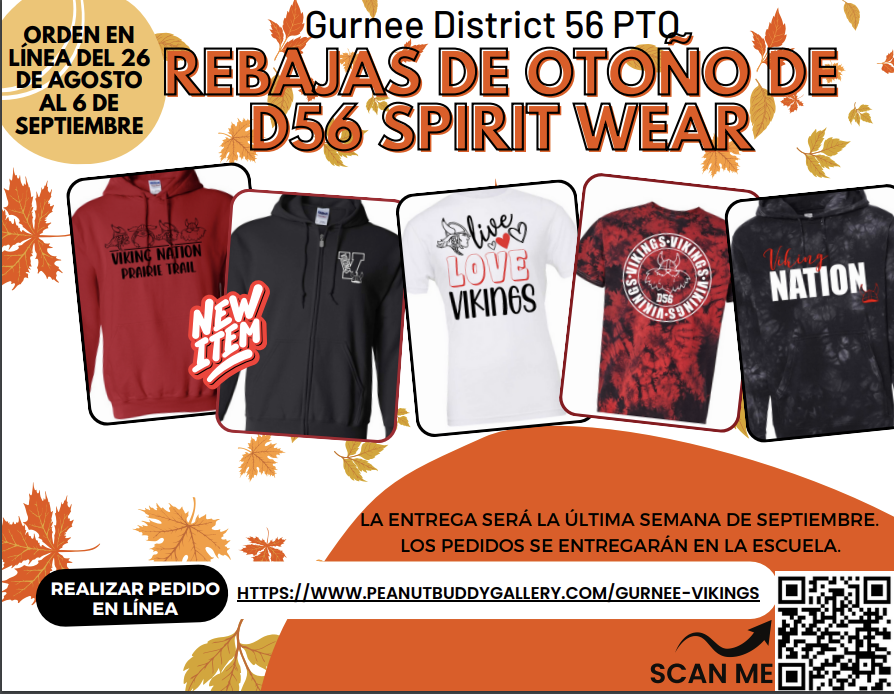 It's a new year, which means new Viking wear from the PTO! Check out the building specific designs. Orders are due by September 6