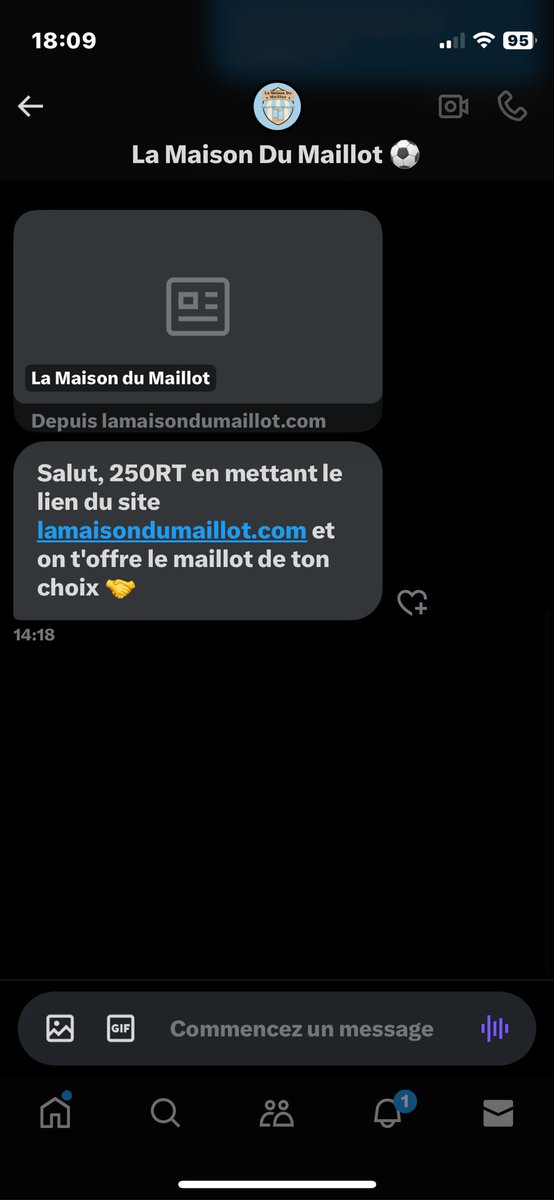 EXweez's tweet image. à 250 rt @MaisonDuMaillot m’offre le maillot de mon choix vous pouvez m’aider svp