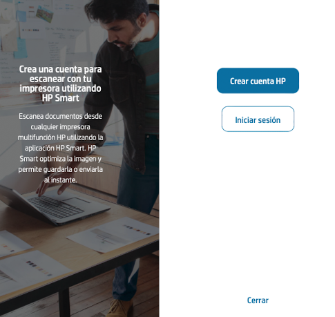 Comenzó a fallar la app de HP para escanear con mi impresora. Me invitan a bajar la nueva app para imprimir y escanear. Solo que ahora, debo tener una cuenta HP y autenticarme para usar mi bendita impresora. Así y a cambio de nada, quieren mis datos de uso y comportamiento. #hp