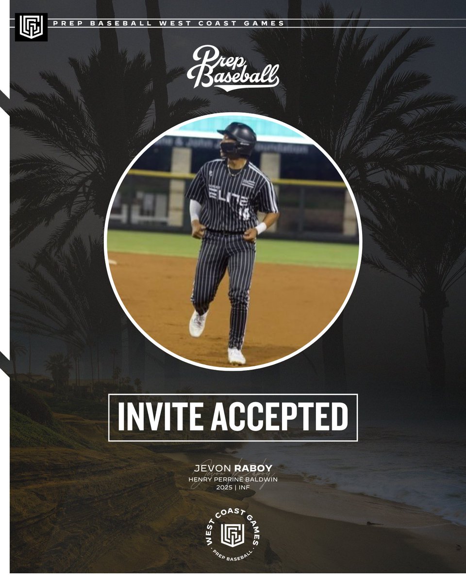 𝟐𝟎𝟐𝟒 𝐖𝐞𝐬𝐭 𝐂𝐨𝐚𝐬𝐭 𝐆𝐚𝐦𝐞𝐬

'25 INF Jevon Raboy (Henry Perrine Baldwin) has accepted his invited to the 2024 West Coast Games in SoCal, joining some of the top uncommitted seniors in Hawaii.

👤 loom.ly/uVF2fzU | <a href="/Jevon_Raboy/">Jevon Raboy</a>