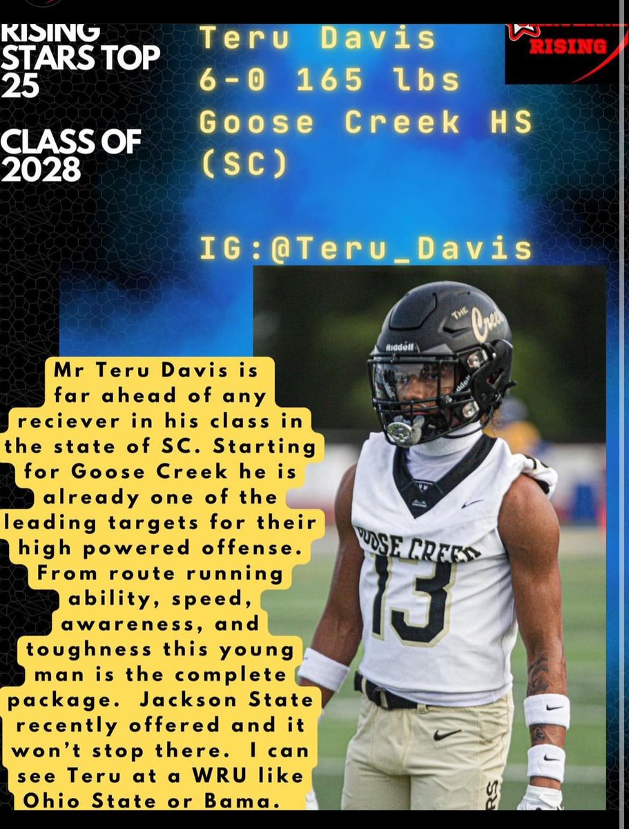 Teru_Davis's tweet photo. Appreciate the Love🫶🏽 @risingstarsnc https://t.co/zYdkccLa9d
