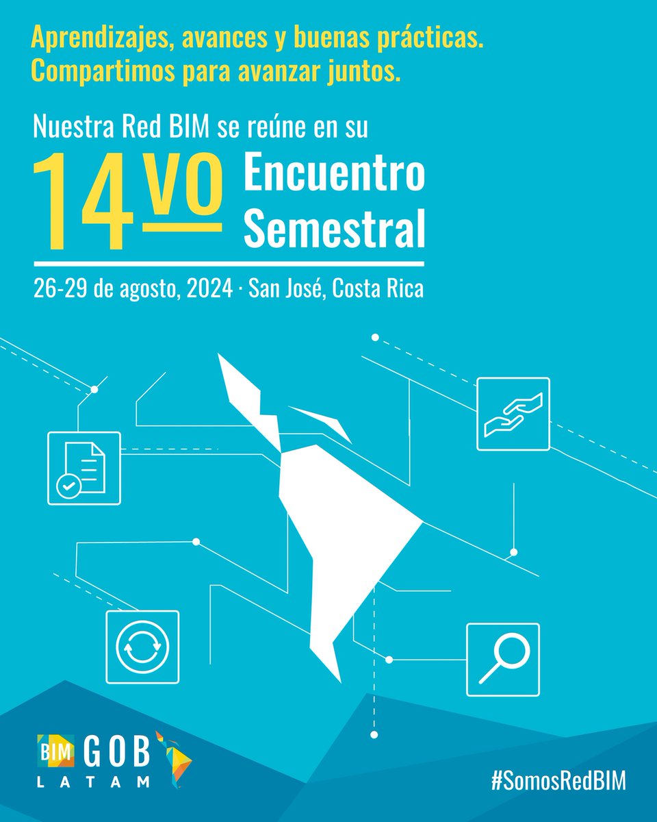 🔴 Arrancamos nuestro 14vo Encuentro Semestral de la #RedBIM en Costa Rica. 🌎

Nos reunimos para compartir avances y mejores prácticas en nuestra misión de transformar digitalmente la industria de la construcción y acelerar la implementación de BIM en toda la región. 🔜