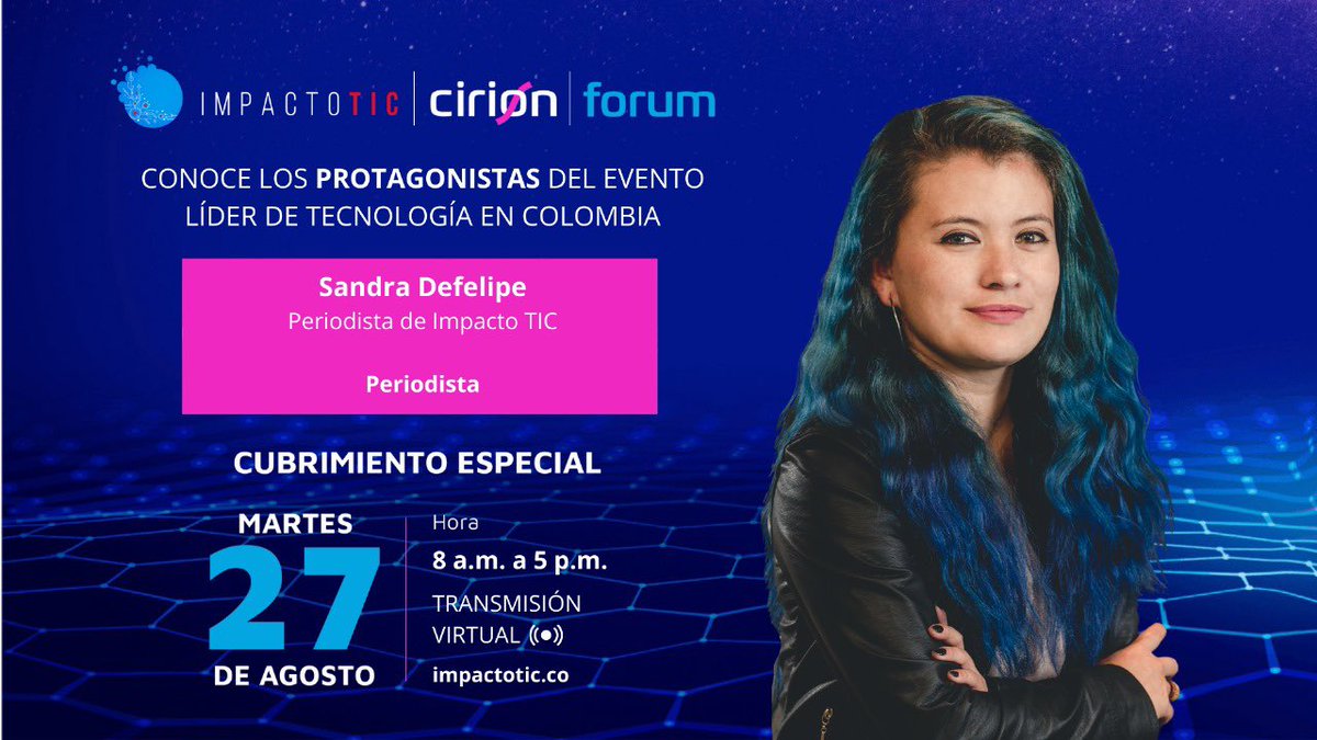 ImpactoTIC's tweet image. ¡Somos el aliado de los grandes #EventosTIC en el país!  Nuestra próxima cita será desde el #MediaCenter en el Cirion Forum Colombia 2024. 📡🎤

Te presentamos al equipo periodístico, que cubrirá el evento de mañana con entrevistas exclusivas, contenidos de valor y seguirá paso a