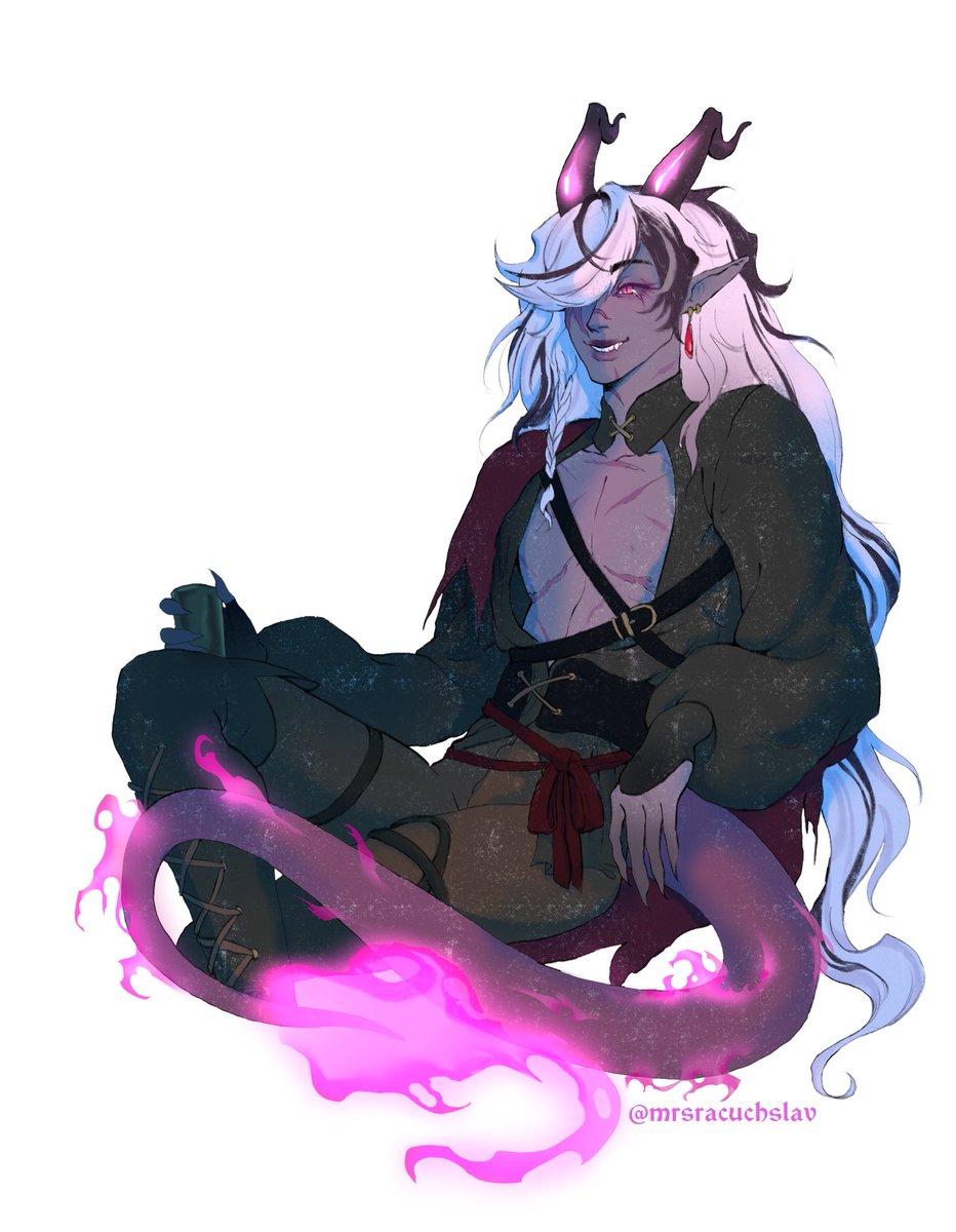mrsracuchslav's tweet photo. sketch commission for @/rhiminee-cats 🥳
.
.
#artcommisions #sketchcommission #fantasyart #dndcharacter #ocart #takingcommisions #commissionsopen #tiefling #dnd https://t.co/KIn6uHqJ2M