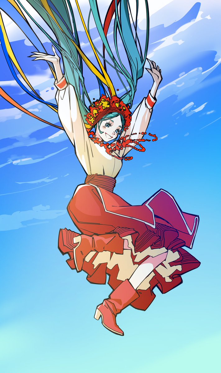 cuddlenoon's tweet image. 💙💛 M O R E Ukrainian Miku 💛💙