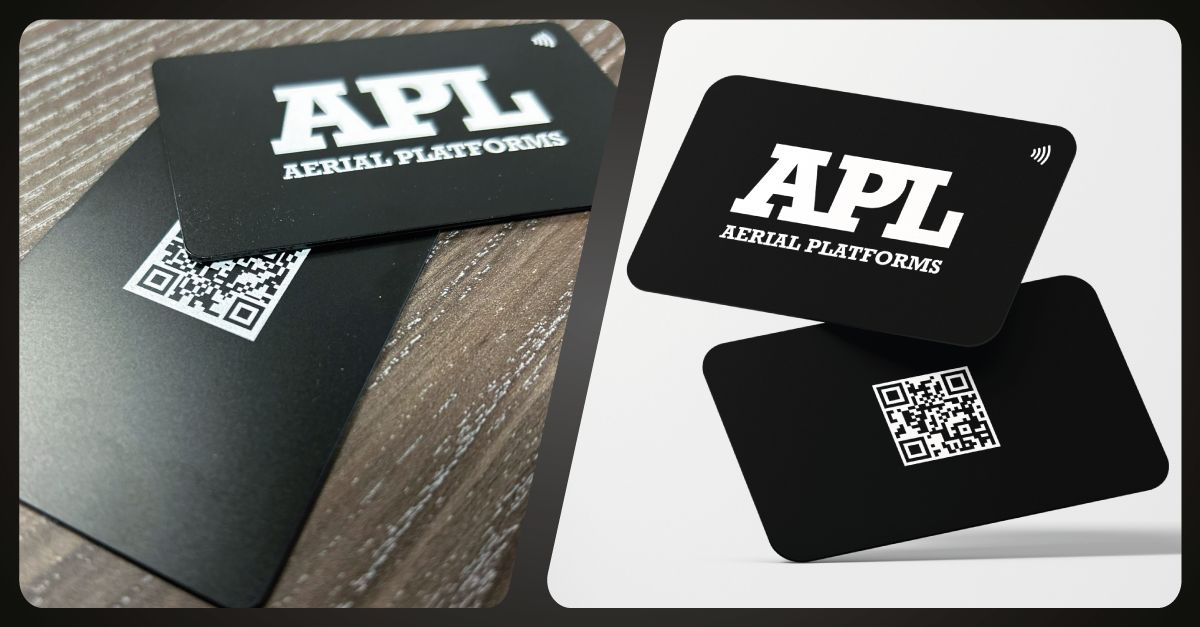 v1ceconnections's tweet photo. @AerialPlatform1 going green with V1CE contactless business cards! 🌱💼 
How is your business innovating? #V1CECONNECTIONS #Sustainability #TechInnovation #businesscards #NFC https://t.co/hFYbajbi26