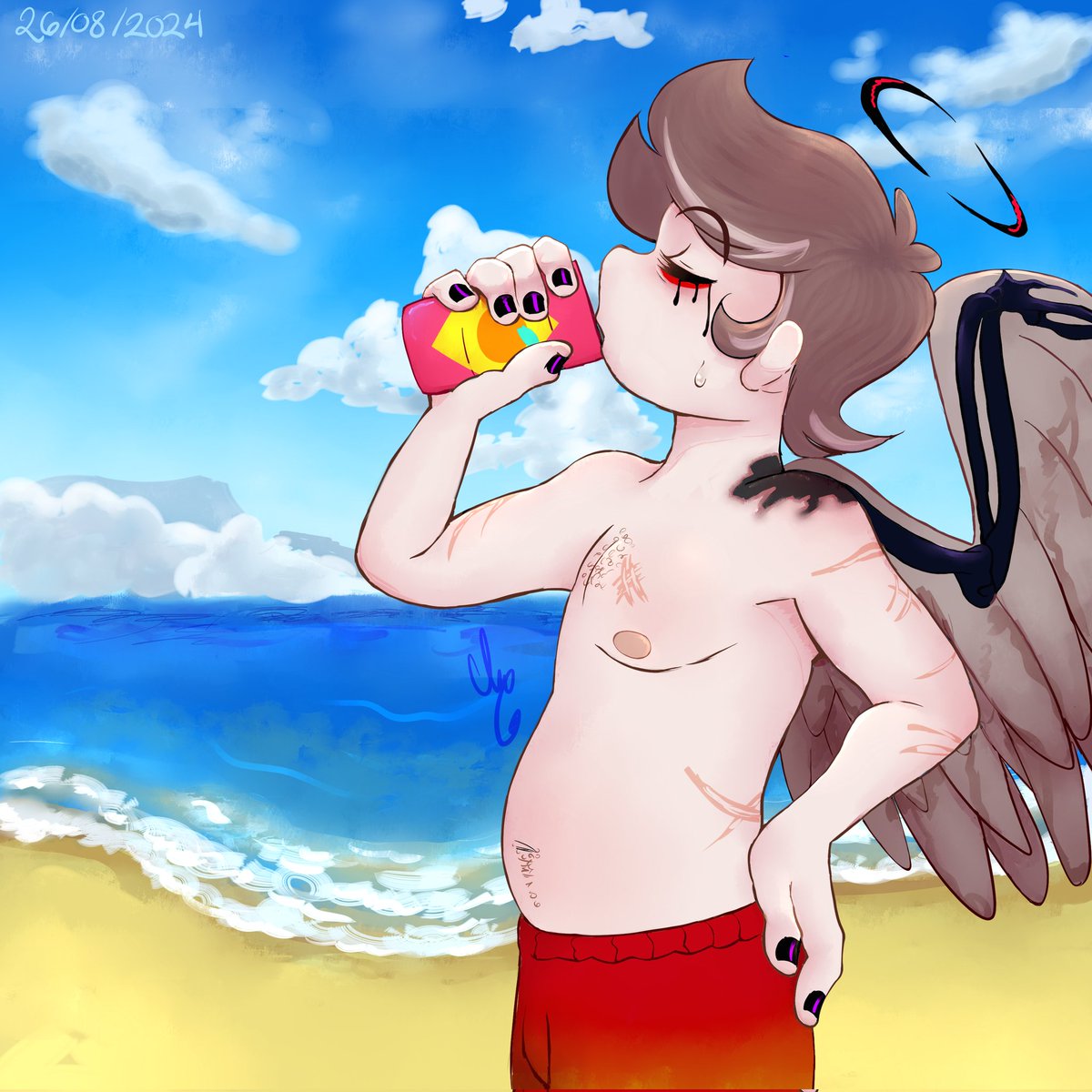 BalzaClary's tweet photo. 🤎☀️🤎☀️🤎☀️🤎☀️🤎☀️🤎☀️
Nada mejor que aprovechar este sol arrechisimo para ir a la playita y tomar algo refrescante :D
(Larga vida a la pancita de Armaros ohsi)
#fnfBB #fnfbigbrothermod #fnfbigbrother #fnfTK #fnfArmaros https://t.co/pn3CnSZQQE